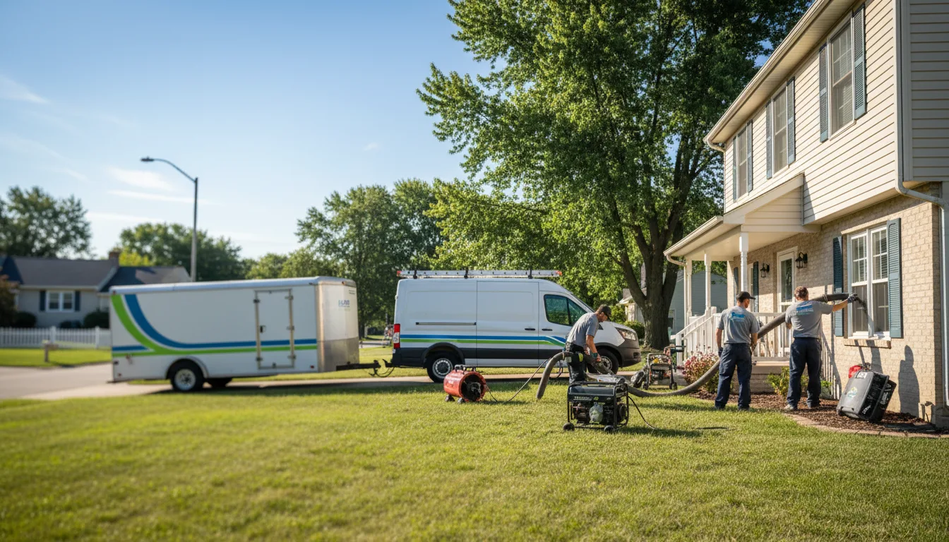 Flooded Basement Restoration And Cleanup With Repair in Hanoverton, OH near me